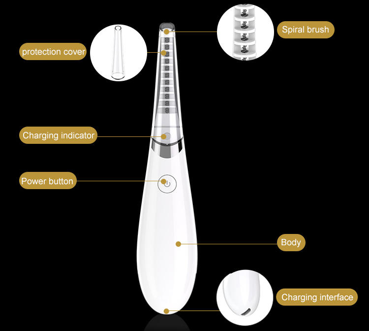 Woyum -Best Face Wash Brush Electric Heated Eyelash Curler Eye Lashes-1