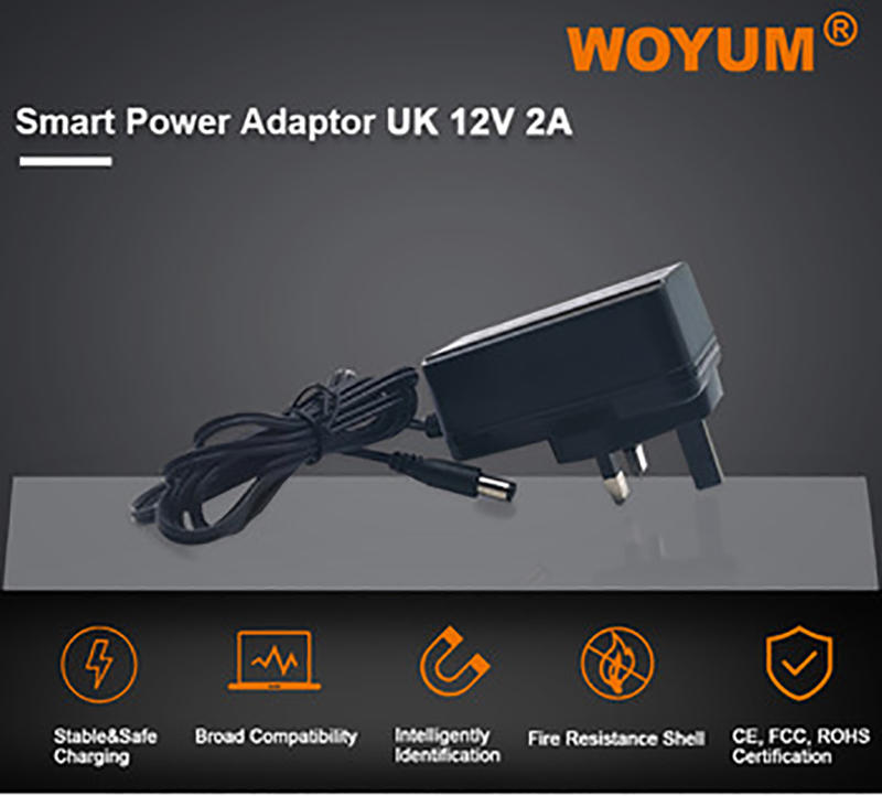 Woyum -Woyum Dc 12v 2a Power Supply Adapter, Ac 100-240v To Dc 12volt Transformers