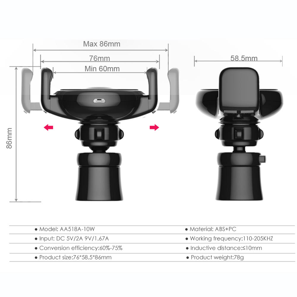 Woyum -Find Car Phone Charger Wireless Cell Phone Car Charger Air Vent Phone-1
