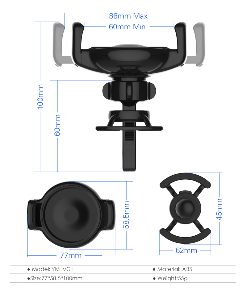 Woyum Wireless Cell Phone Car Charger for business for phone-2