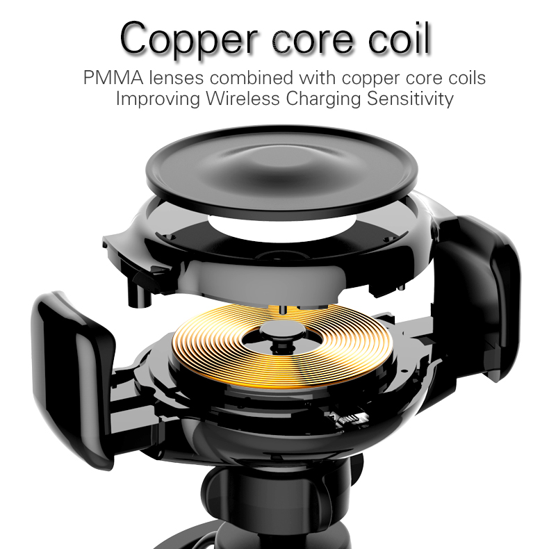 Woyum -Car Charger Wireless Cell Phone Car Charger Air Vent Phone Holder-6