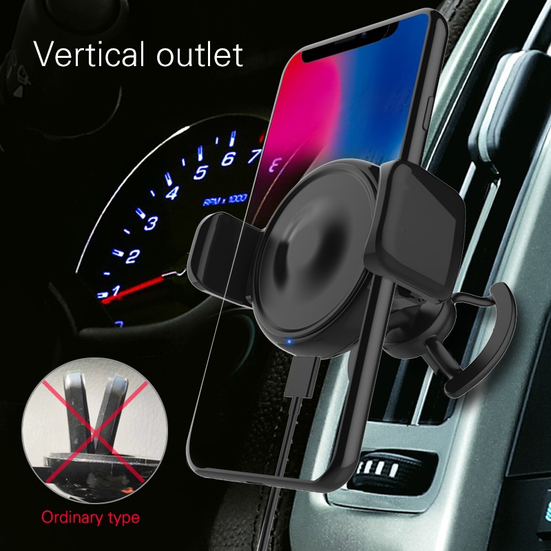 Woyum -Car Charger Wireless Cell Phone Car Charger Air Vent Phone Holder-20