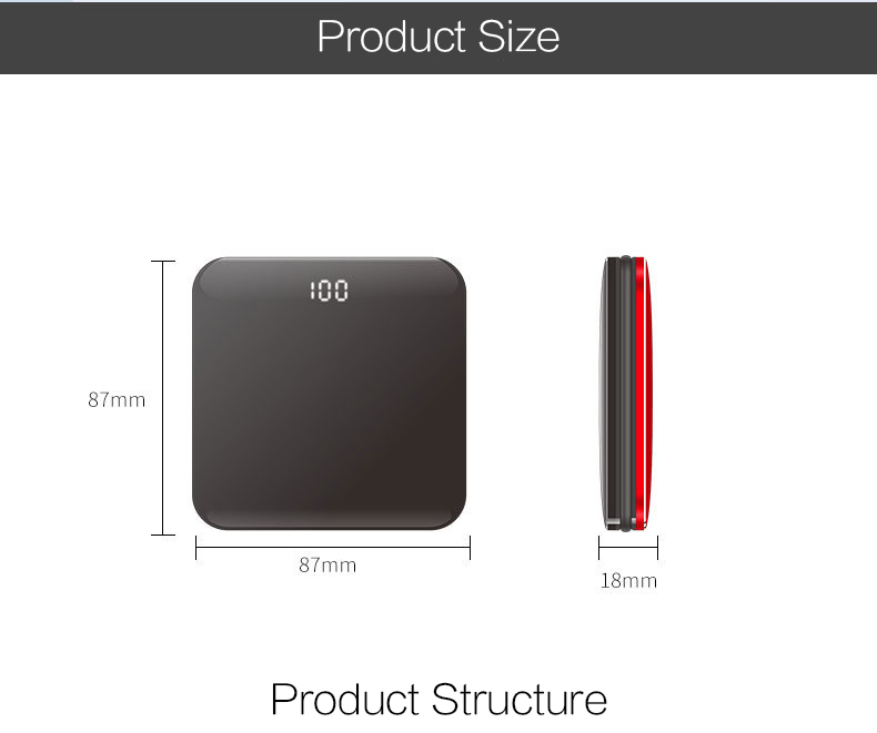 Woyum -Aa Battery Charger | Woyum Wireless Charger Power Bank,7800mah External-9