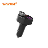 2-Port USB Car Charger Compatible with Car Music MP3, U-disk, TF Card,Bluetooth hands free, voice navigation playing