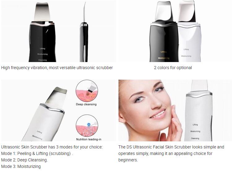 Woyum -2019 Beauty Care Massager Ultrasonic Facial Skin Scrubber Facial Beauty-1
