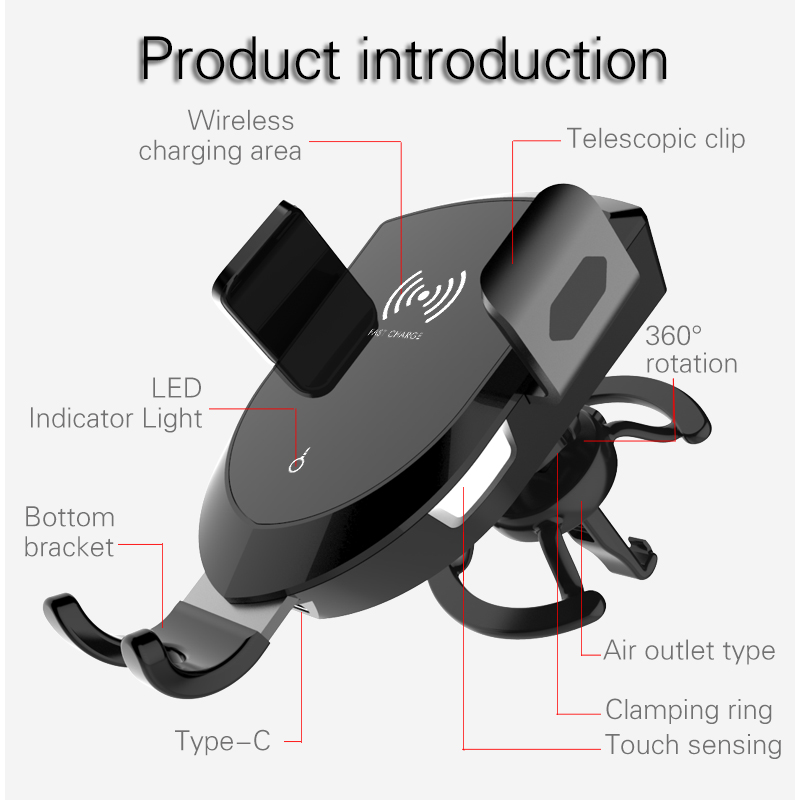 New car phone mount charger company for Android devices-2
