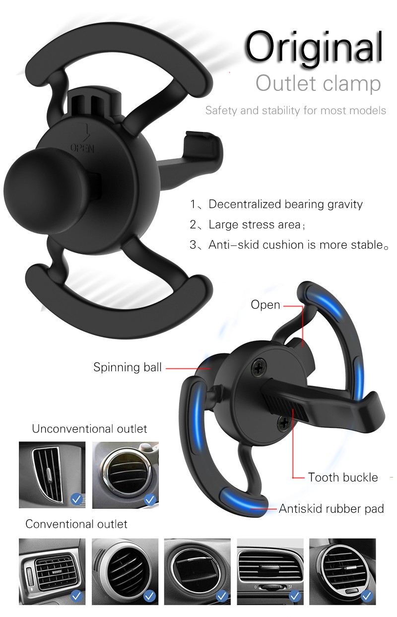 New car phone mount charger company for Android devices-16