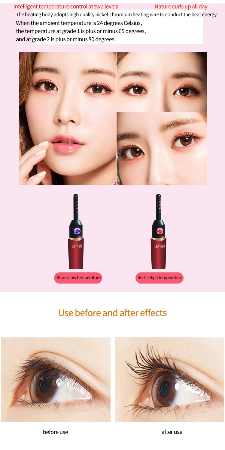 product-Electric Heated Eyelash Curler Eye Lashes Curling Tool-Woyum -img