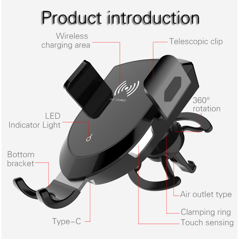Latest car phone mount charger Suppliers for car-2